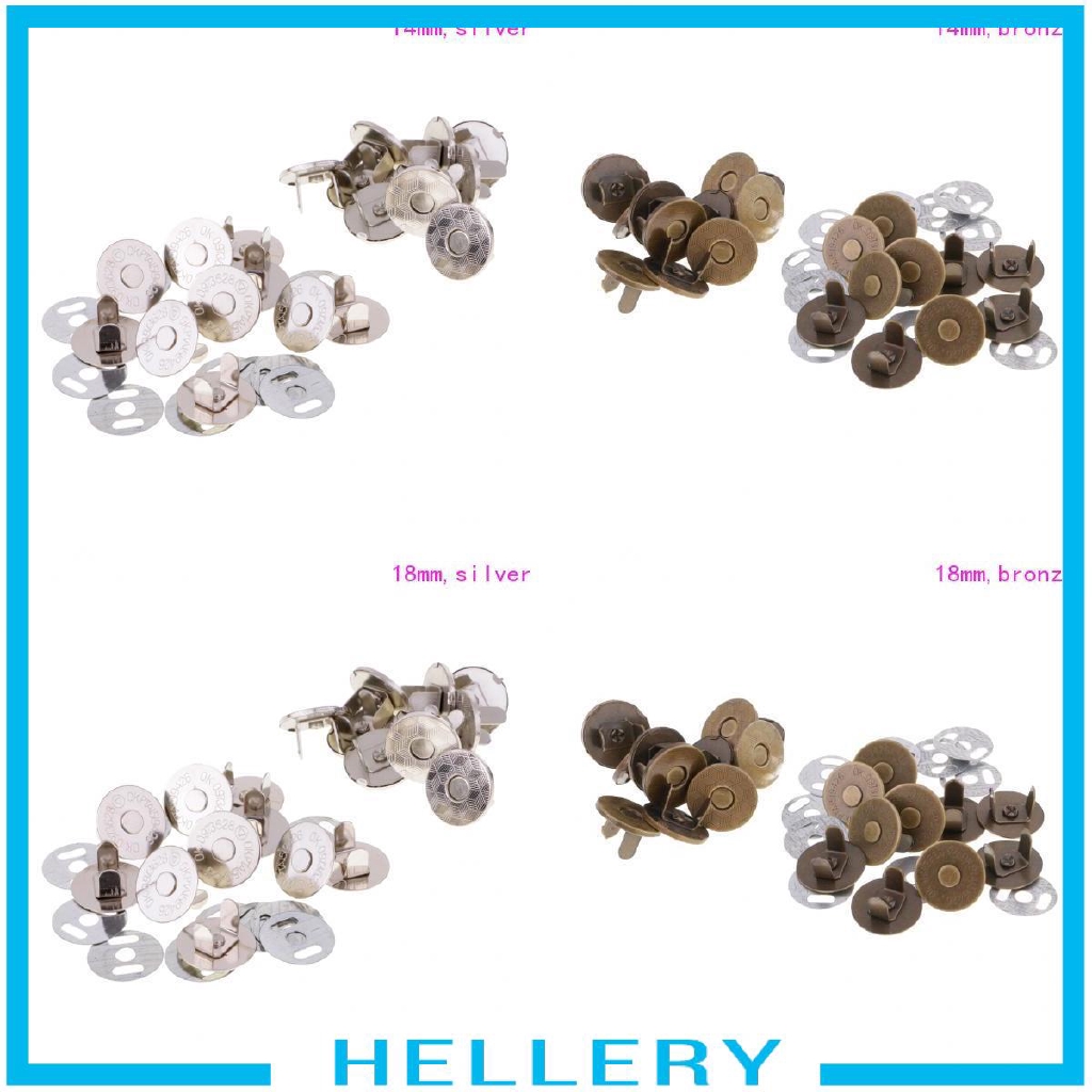 Set 10 Nút Bấm Từ Tính Chuyên Dụng Cho Túi Xách DIY