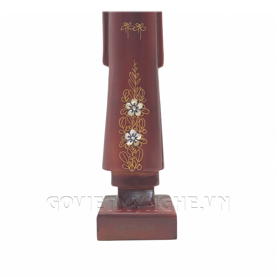 Tượng Gỗ Đỏ Miss Việt Nam - Cao 30cm