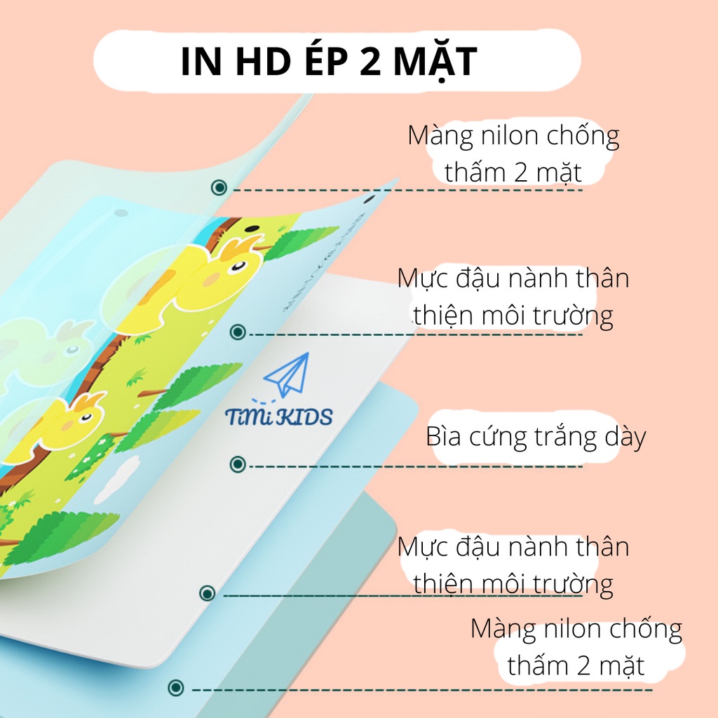 Học liệu bóc dán thông minh cho bé 17 chủ đề Hapi Toys - Đồ chơi giáo dục Montessori LOẠI 1 cho bé tư duy phát triển