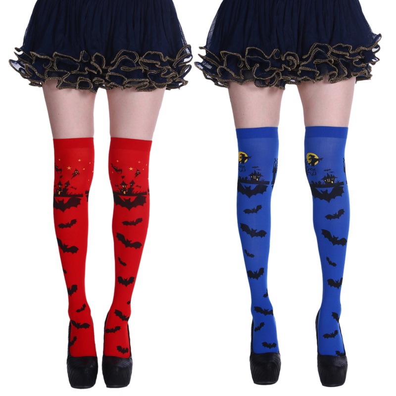 Vớ Dài Qua Gối Hóa Trang Halloween Phong Cách Nhật Bản Cho Nữ