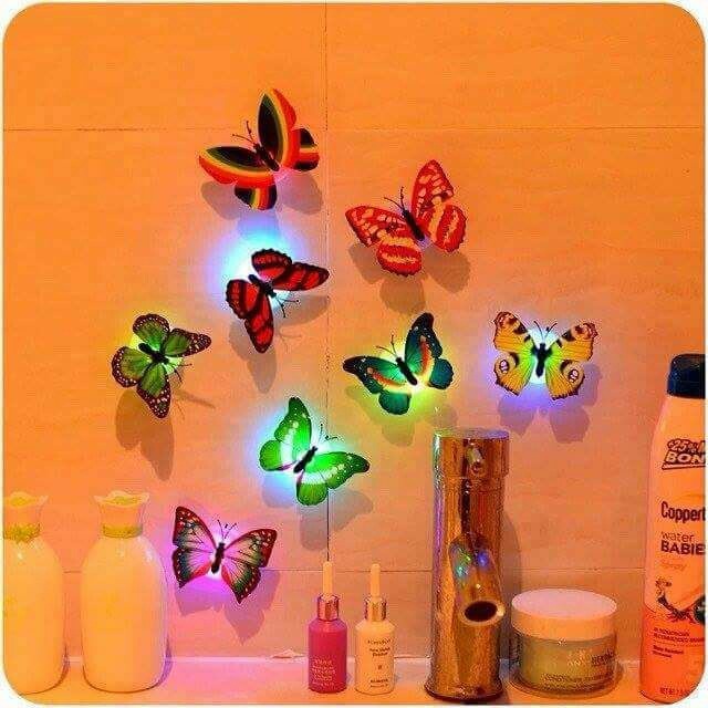 Đèn Led HÌNH BƯỚM 3D Dán Tường Trang Trí