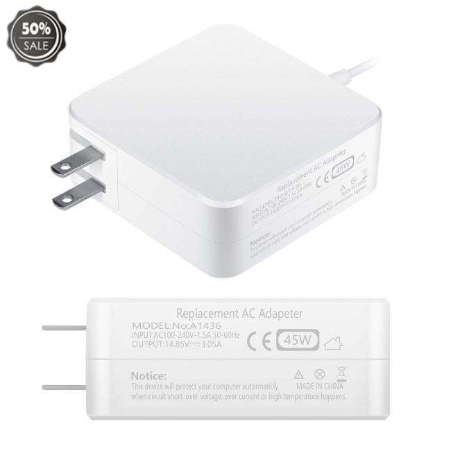 POWER Bộ Sạc Nam Châm Cho Macbook Air 11 13 Inch Ac 45w Magsafe1