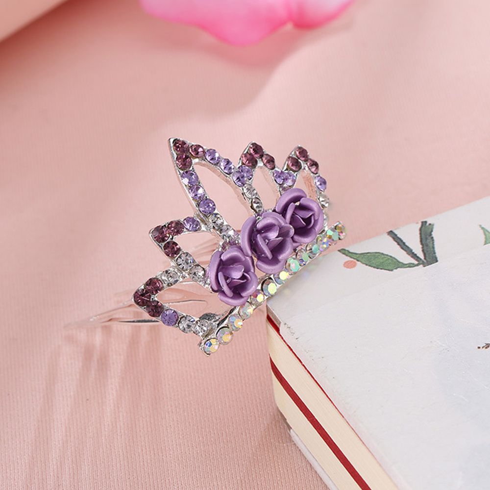 Trâm Cài Tóc Hình Hoa Hồng Cho Bé Gái