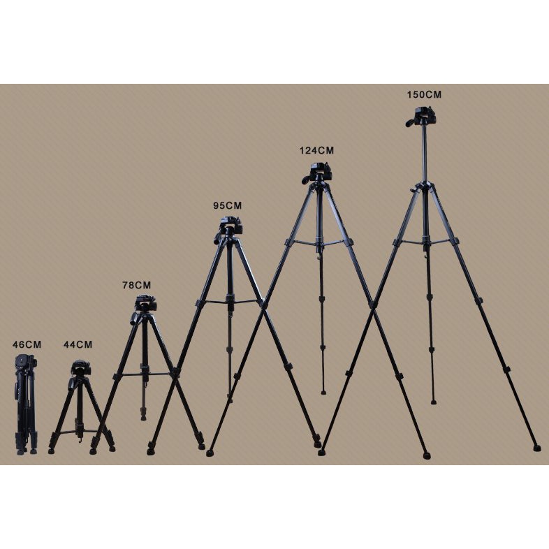 Chân máy ảnh tripod điện thoại YUNTENG VCT 668 tặng kèm kẹp điện thoại, remote chụp ảnh và túi đựng