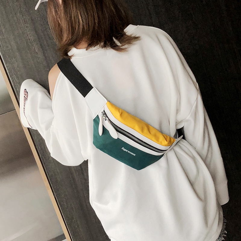 Túi Bao Tử Unisex Thể Thao Cá Tính Cao Cấp Kèm Móc Khoá Dễ Thương