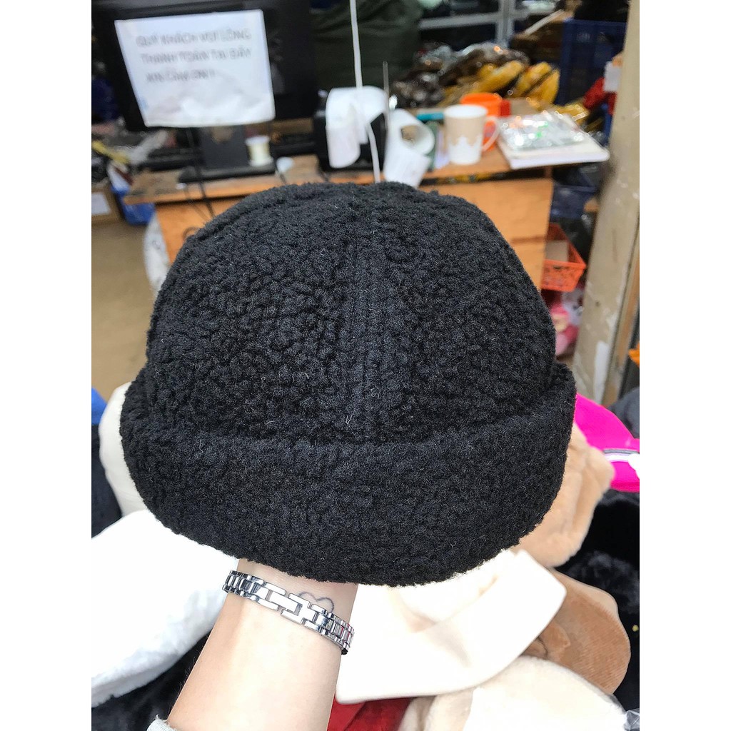 mũ lông cừu/ mũ lông nam nữ