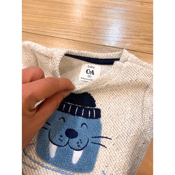 Bộ nỉ CA Baby cho bé siêu xinh