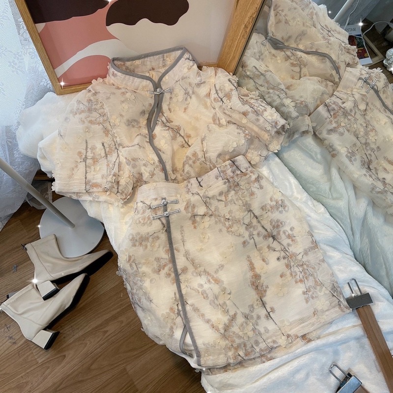 SET HOA REN SƯỜN XÁM