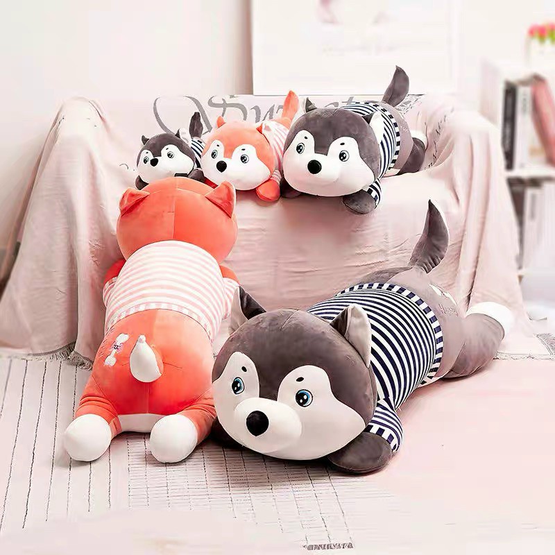 Bộ chăn gối văn phòng 2in1 hình chú chó đáng yêu