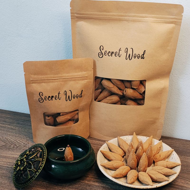 Nụ Trầm Hương Cao Cấp Secret Wood khói toả ngược nhang sạch dùng cho thác khói trầm hương