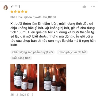 Xịt kích mọc tóc, làm dài tóc Tinh dầu bưởi