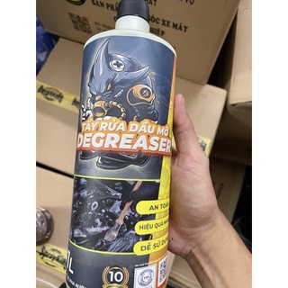 Nước xanh tẩy rửa dầu nhớt sprayking degreaser mẫu mới chai 1 lít chinh