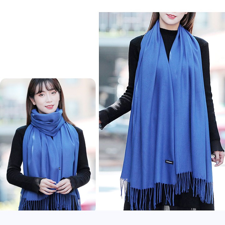 Khăn Cashmere Chất Len Dệt Mịn , khăn thời trang - CMS