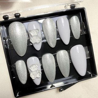 Nailbox bộ 12 chiếc - Họa tiết lấp lánh - A232