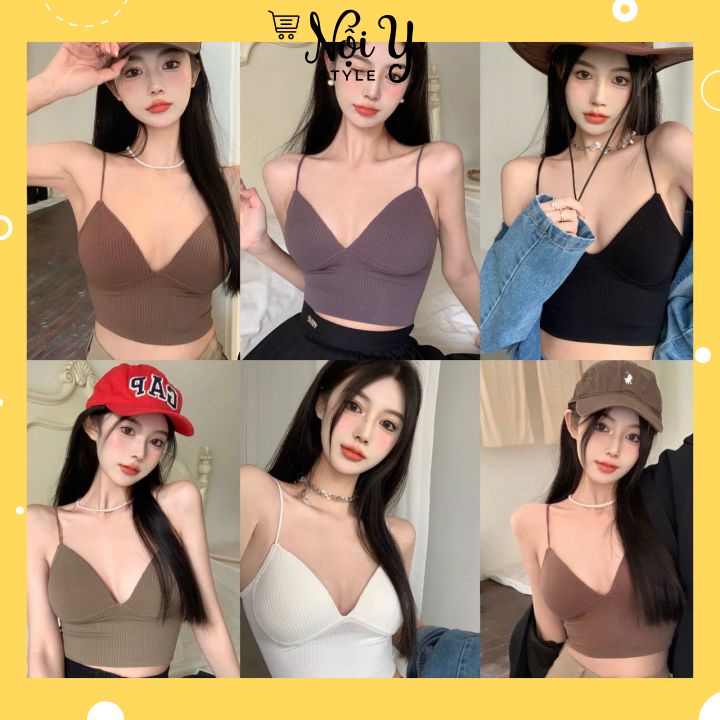 Áo Bra Nữ Dáng Croptop Có Mút Ngực , Chất Cotton Siêu Mát Mẫu Mới Siêu Hot MS377