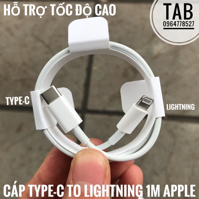 Cáp Type C To Lightning 1m Apple - Chính Hãng