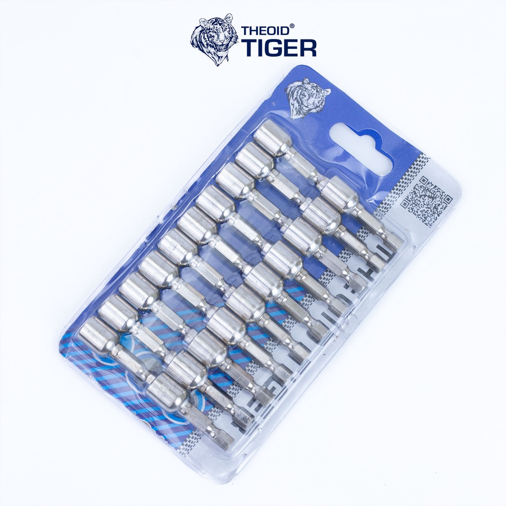 [ Vỉ 20 chiếc ] Đầu Vít Bắn Tôn 8mm Có Từ Tính Theoid Tiger - Bảo hành 1 đổi 1