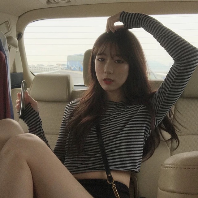 Áo Thun thu dài tay croptop / Áo ulzzang thun thu