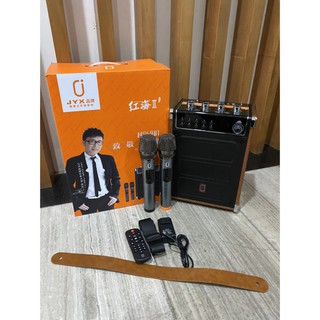 Loa Bluetooth Karaoke JYX MS69BT (Kèm 2 micro không dây)
