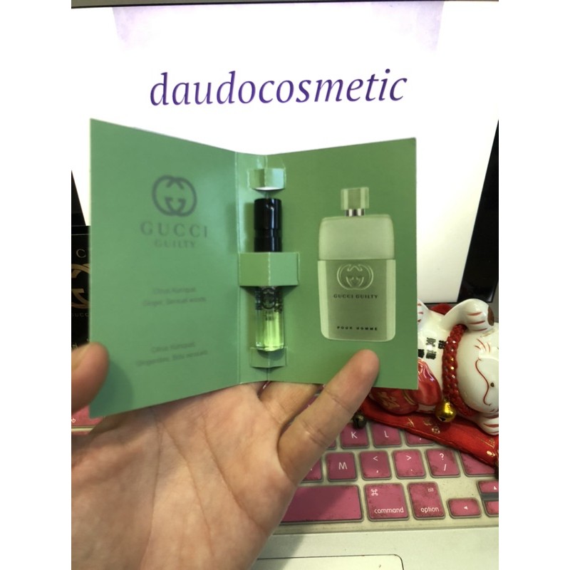 [ vial nam nữ] Nước hoa Gucci Guilty EDT - Guilty Pour Homme EDT - Guilty Love 1.5ml | Thế Giới Skin Care