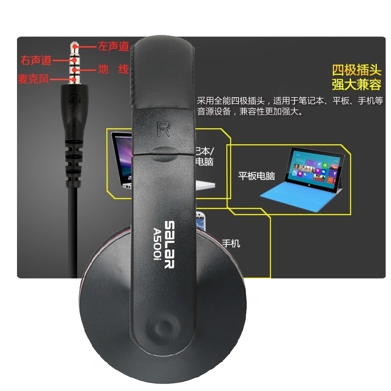 Giá Trị Đặc Biệt Mới Lên KệSalar/Salar A500iLỗ Duy Nhất Laptop Tai Nghe Tai Nghe Tai Nghe Tai Nghe Với Bằng Giọng Nói 9i | BigBuy360 - bigbuy360.vn