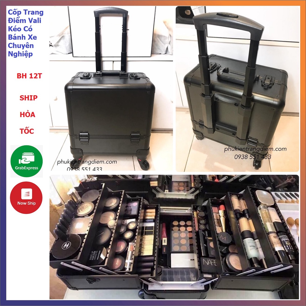 [BH 12T] Cốp Trang Điểm Vali Kéo Chuyên Nghiệp Sorise - Cao Cấp Giá Rẻ
