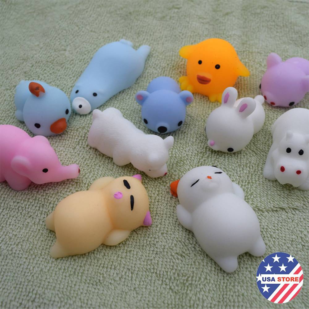 Squishy Mochi Thú Dẻo Mềm Nhiều Hình Ngộ Nghĩnh Đáng Yêu, Dễ Thương. Siêu Kute Siêu Rẻ