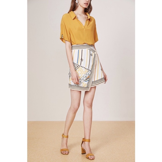 Chân váy hoạ tiết Lily