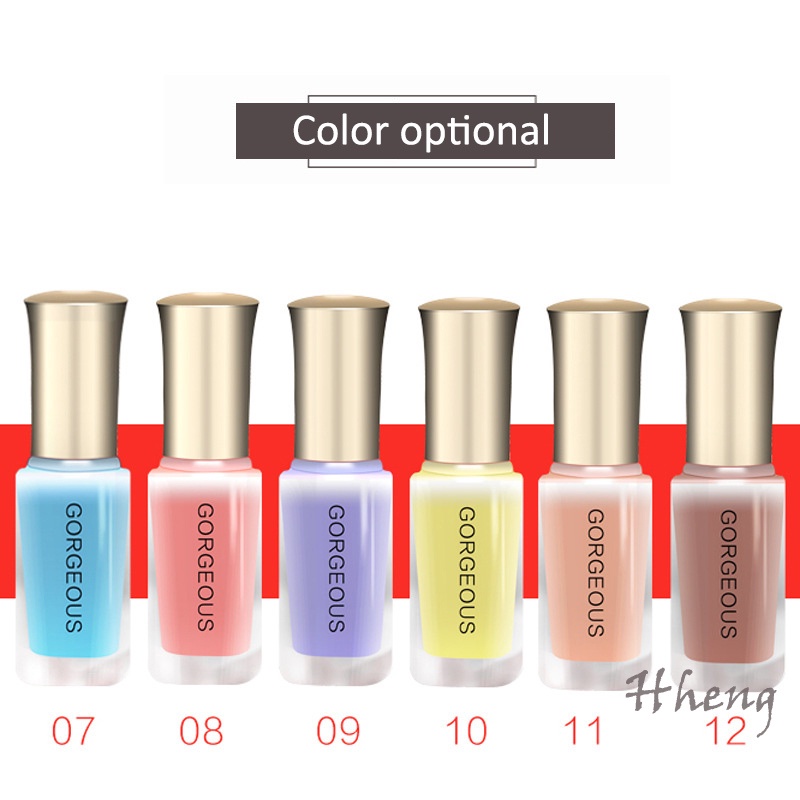 YADORNOS 1 Lọ Nước Sơn Móng Tay 3D Màu Nude Sáng Bóng Trong Suốt Lâu Trôi