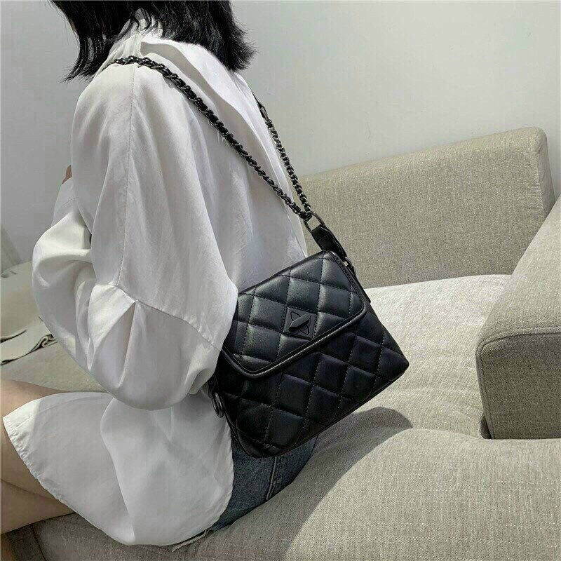 Túi Xách Nữ Đeo Chéo Da Trơn Đi Chơi Đi Làm Phong Cách Cá Tính - TDC051