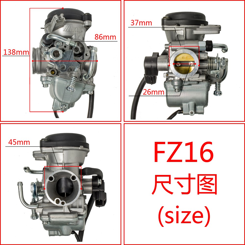 Bộ Chế Hòa Khí fz16 byson fazer yamaha fzs Cho Xe Mô Tô