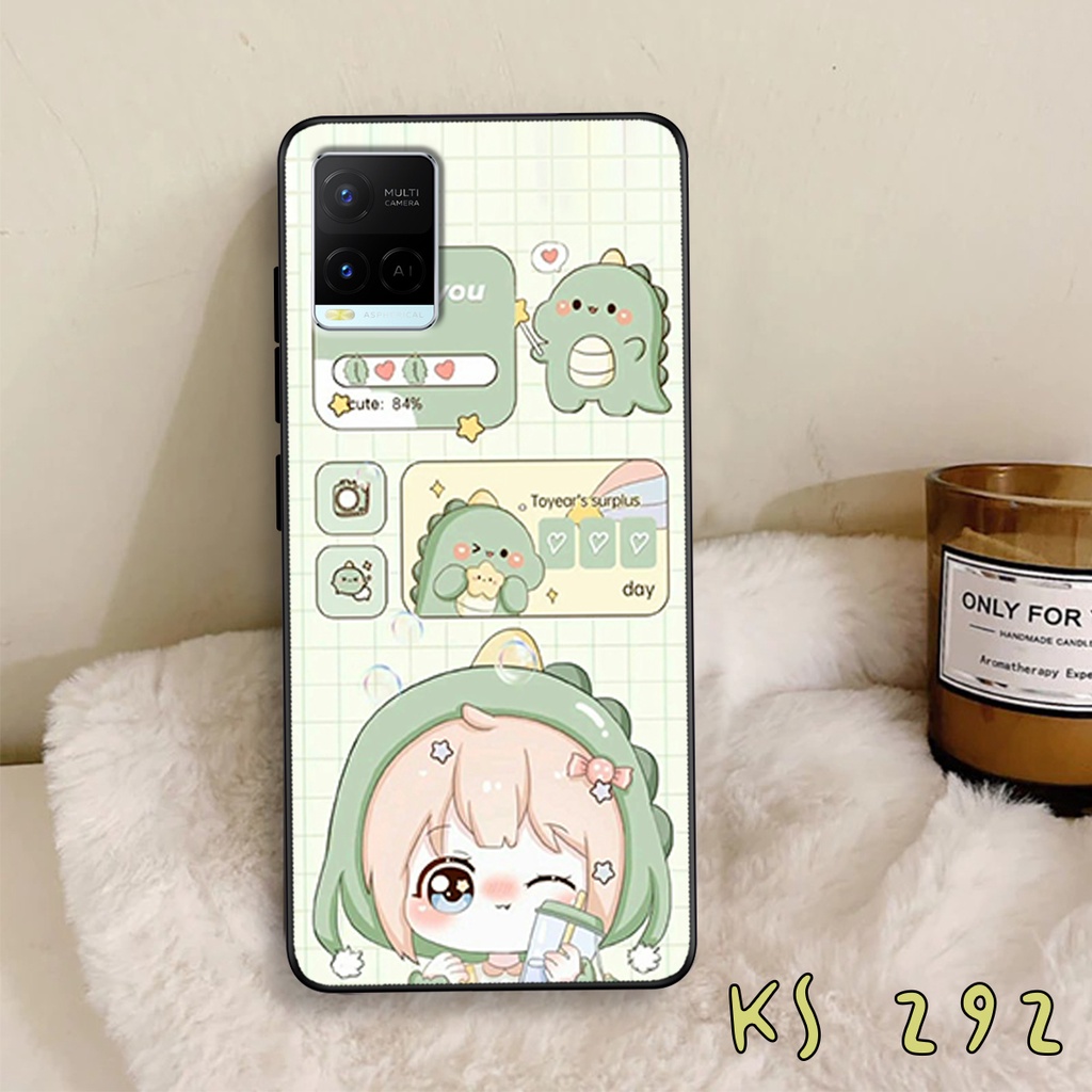 Ốp lưng Vivo Y21 - Vivo Y21s - Vivo Y33s - Ốp in hình khủng long,dinosaur dễ thương