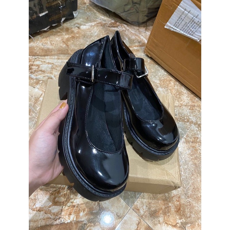 ( SẴN HÀNG) Giày Búp Bê LOLITA ĐẾ CAO 6cm Quai Ngang cực xinh( FORM RỘNG LÙI 1 size ) | BigBuy360 - bigbuy360.vn