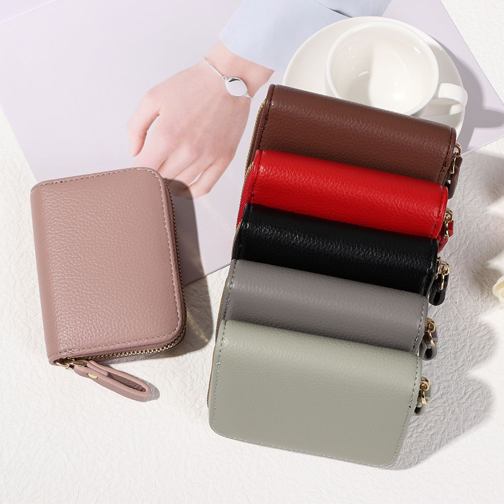 Ví đựng thẻ đa năng chống trộm RFID nhiều màu tùy chọn thời trang cho nam và nữ