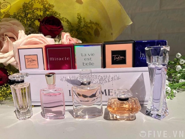 Set 5 chai NƯỚC HOA mini Lancome Auth