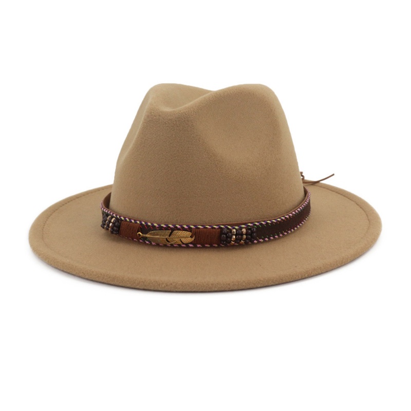 Mũ Fedora Vải Nỉ Vintage Cho Nam Và Nữ