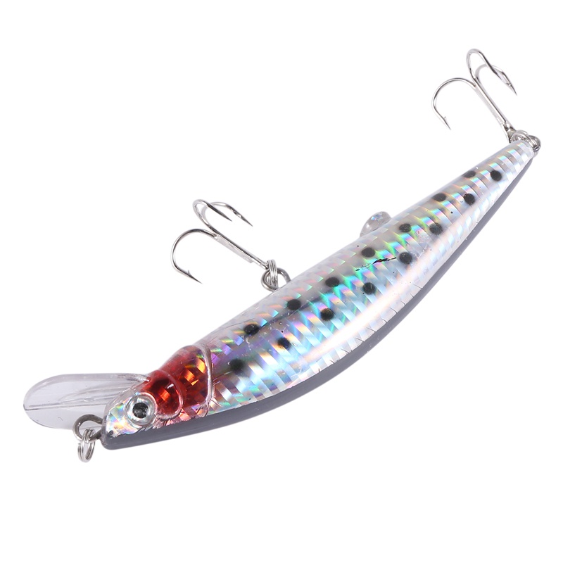 Usb có thể sạc lại LED Twitching Fish Lure Mồi điện giống như rung Câu cá Lure ba móc Mồi câu cá điện tử