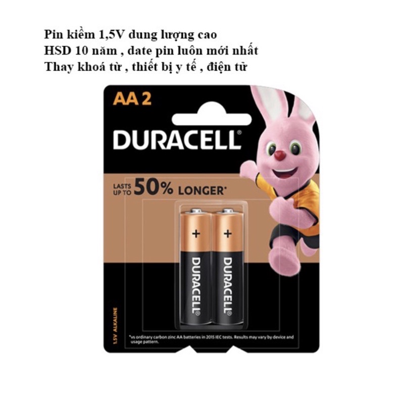 Pin AA Duracell MN1500 vỉ 2 viên