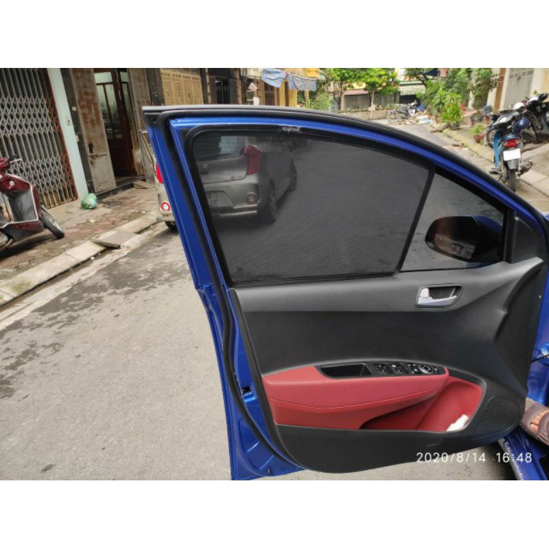 Rèm Che Nắng Nam Châm i10 2014 - 2020. 2021 - 2022 bản Hatback và Sedan