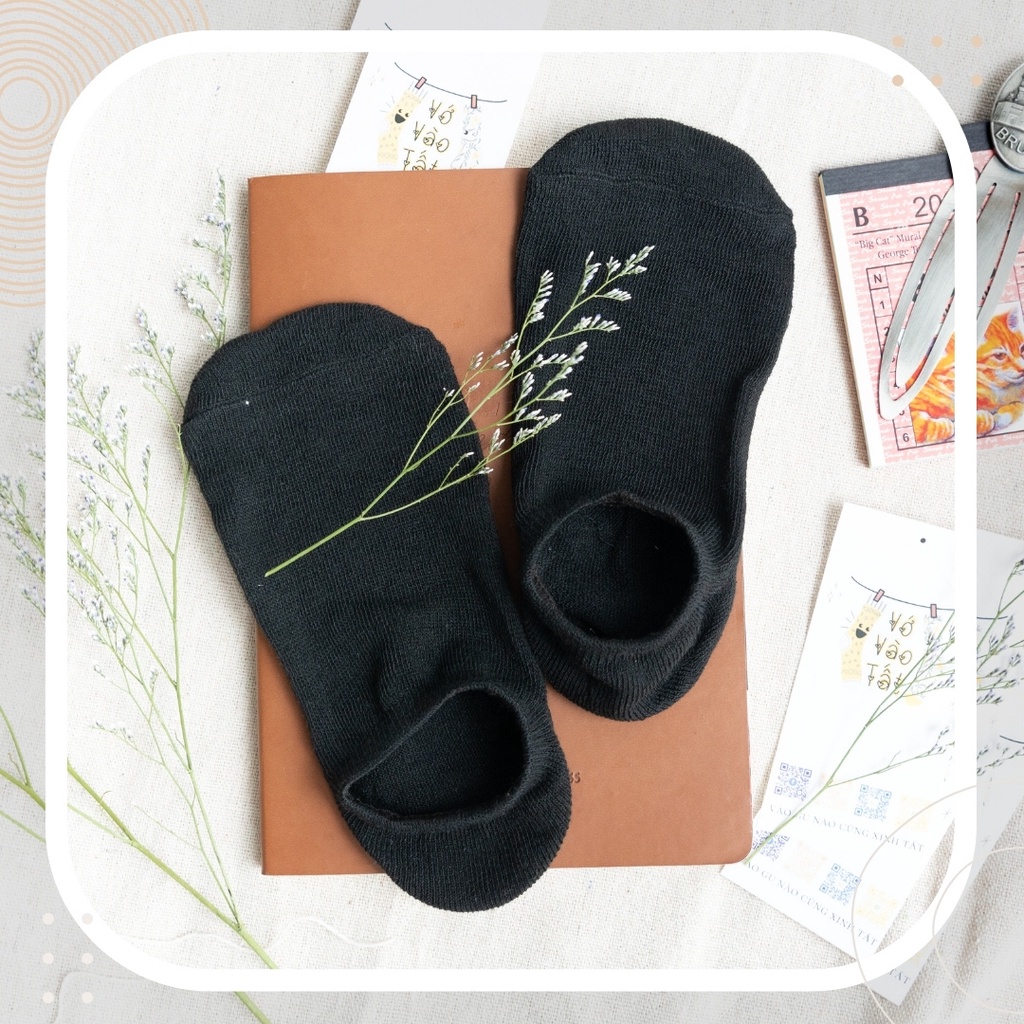 TẤT VỚ UNISEX LƯỜI TRƠN MÀU CƠ BẢN