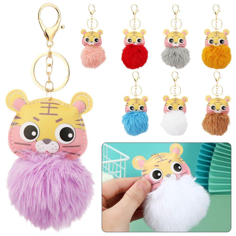 Móc Khóa Hoa Hồng Vải Da Thời Trang Dành Cho Nữ