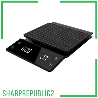 LED Display High Precision Coffee Scale With Timer Digital Kitchen Scales