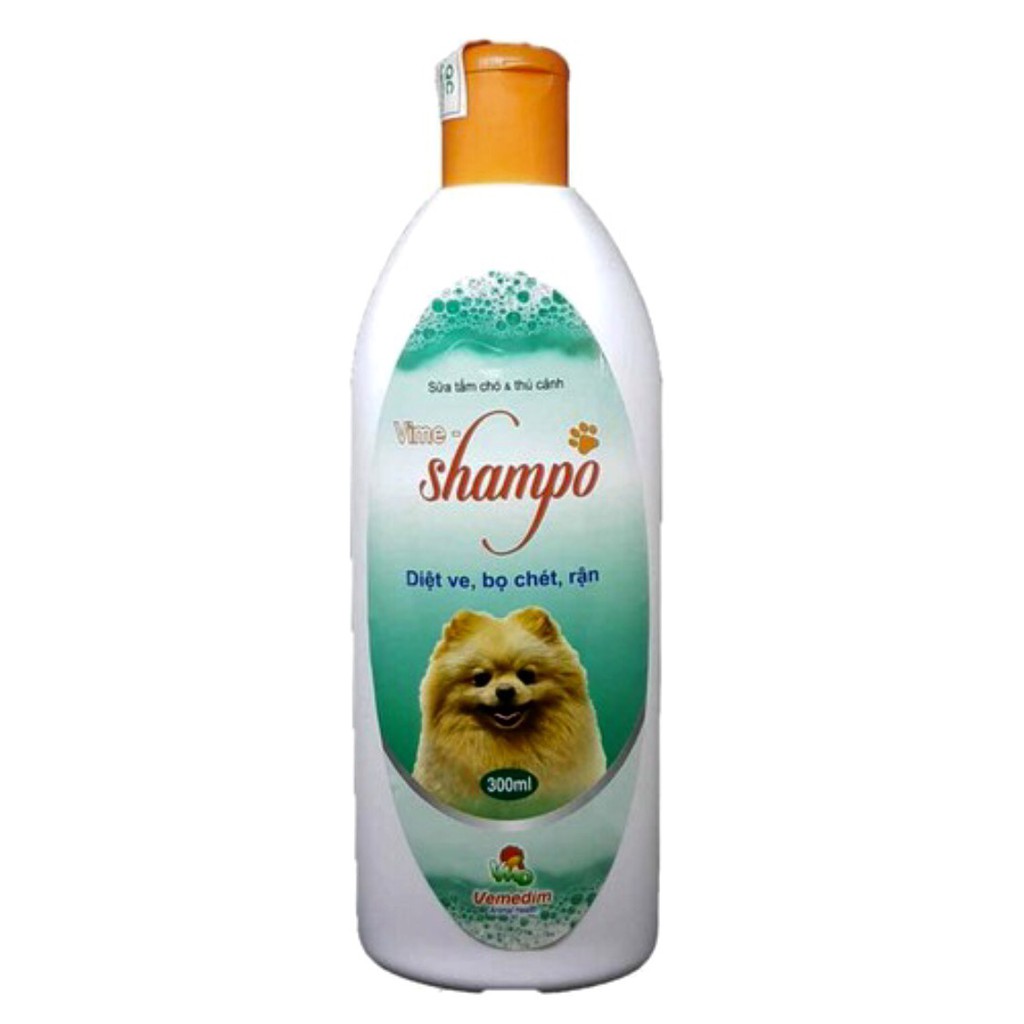 Sữa Tắm Diệt Ve, Rận, Bọ Chét Trên Chó Mèo &amp; Thú Cảnh 300 Ml