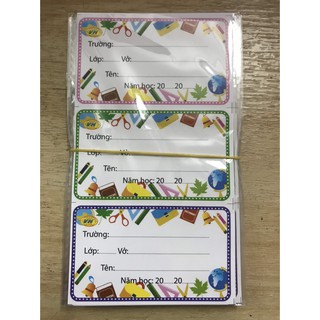 Nhãn vở học sinh hàng đẹp ( VH)