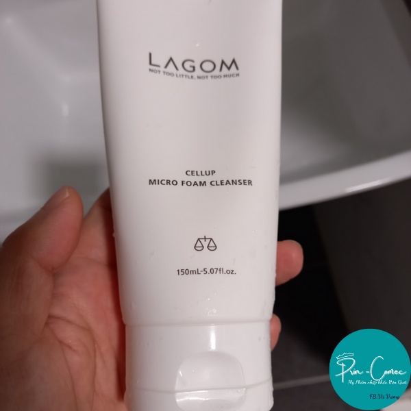 Sữa Rửa Mặt Tạo Bọt LAGOM CELLUP MICRO FOAM CLEANSER dành cho mọi loại da 30ml