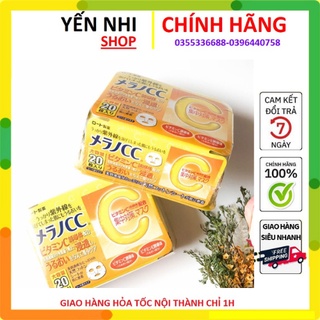 Mặt nạ dưỡng da chống thâm nám melano Cc 20 miếng Nhật Bản.
