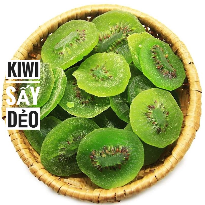 1kg MỨT KIWI SẤY DẺO - chua ngọt, thơm ngon