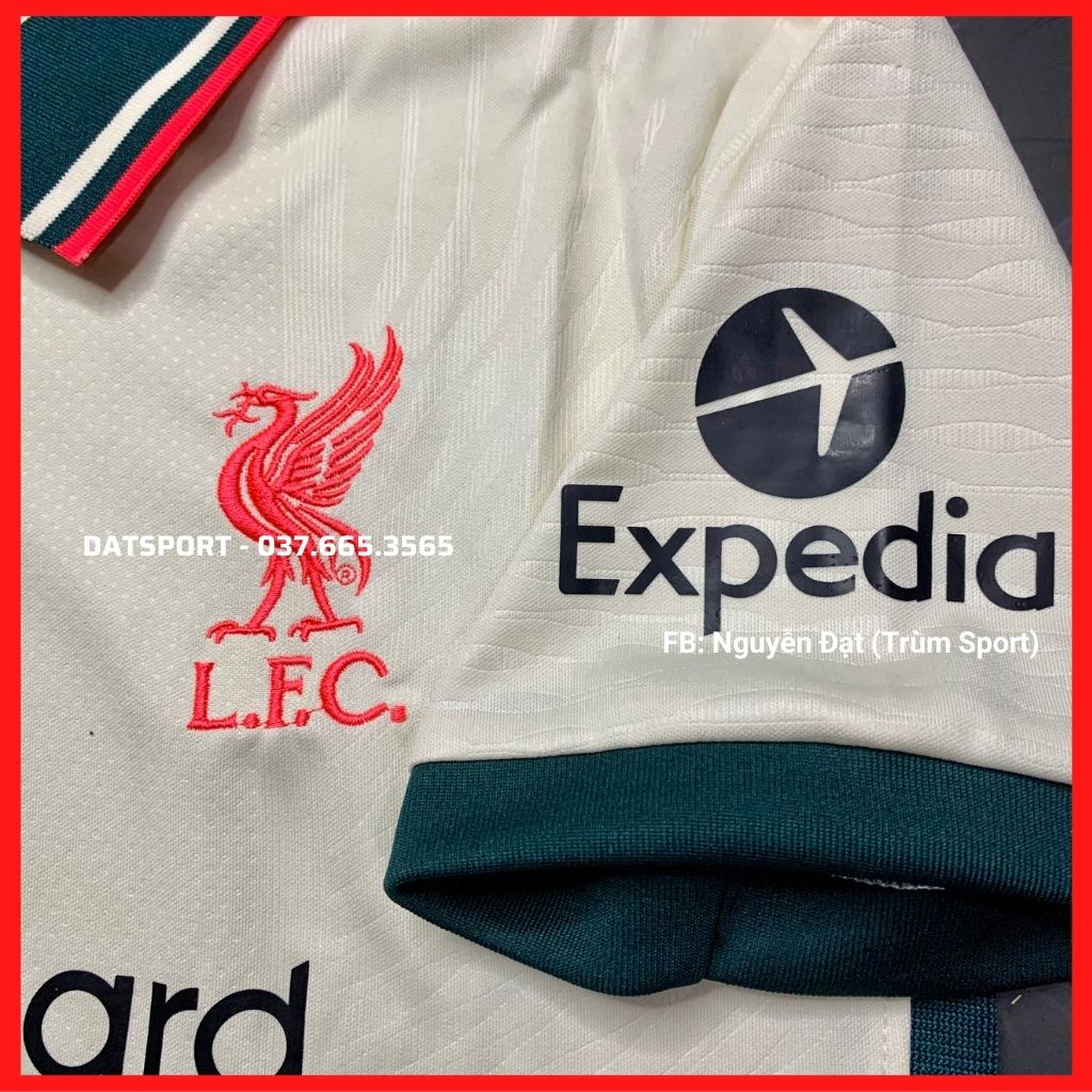 Áo Liverpool Sân Khách 2021/22⚡FREESHIP⚡Bộ Quần Áo Bóng Đá CLB Liverpool Sữa 21/22 Hàng Vải Đẹp