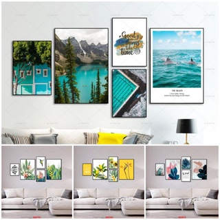 25 bộ 5 TRANH TREO TƯỜNG, DÁN TƯỜNG Inphattin decor hiện đại, nhẹ bền chỉ cần dán không cần khoan tường.