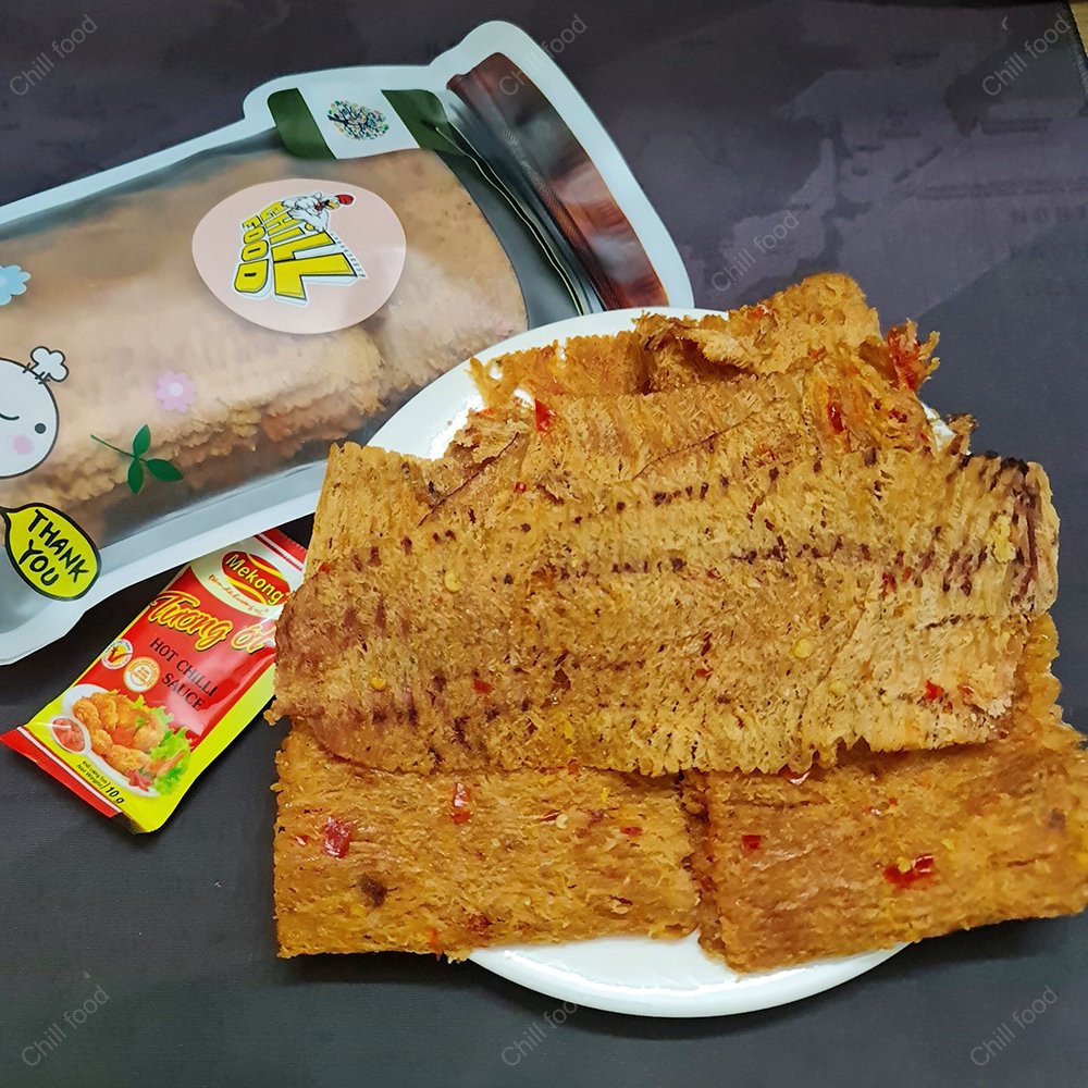 Mực Cán Tẩm Gia Vị Chillfood Cay Cay (Loại Ngon) 200g, Mực Cán Cay Ăn Vặt Ngon Rẻ | BigBuy360 - bigbuy360.vn